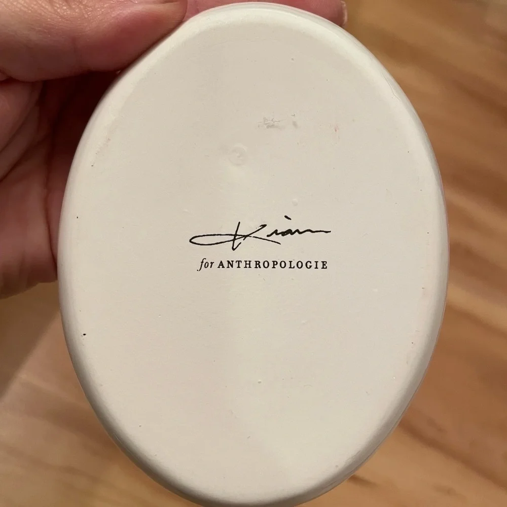 Anthropologie Kiana Mosley Monogram jewelry dish (N)